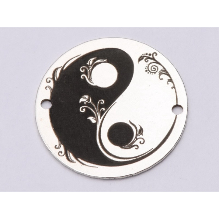 E0625 GS Link argint yng yang 16.5mm 0.33