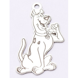 E0629-G-Charm argint 925 Scooby Doo  22x12mm 0,5 1 buc