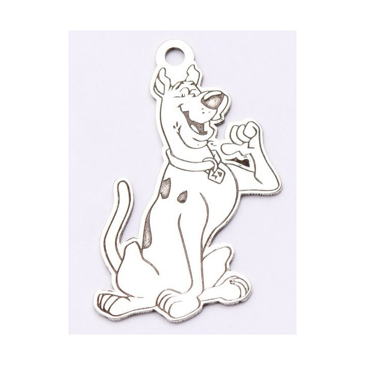 E0629-G-Charm argint 925 Scooby Doo  22x12mm 0,5 1 buc