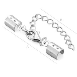 G0085-Terminatie bratara/colier cu lantisor 1 buc - bijuterii personalizate din argint | simoshop