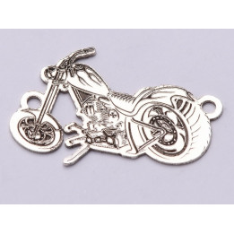 E0666-G-Link argint Motocicleta Chopper 20.5x14mm 0.5mm grosime -1buc