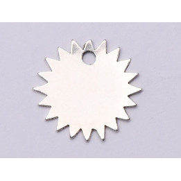 E0694-N-Pandant argint 925 soare 10mm 0.33grosime -1buc