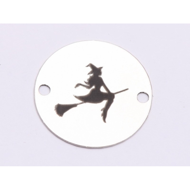 E0749-GS-link argint 925 Halloween 2 16,5 diametru 0,33grosime