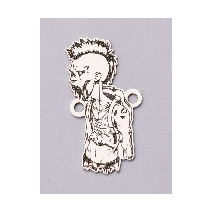E0755-G-Link argint 925 zombie 4 17.5*9mm 0.40mm 1 buc