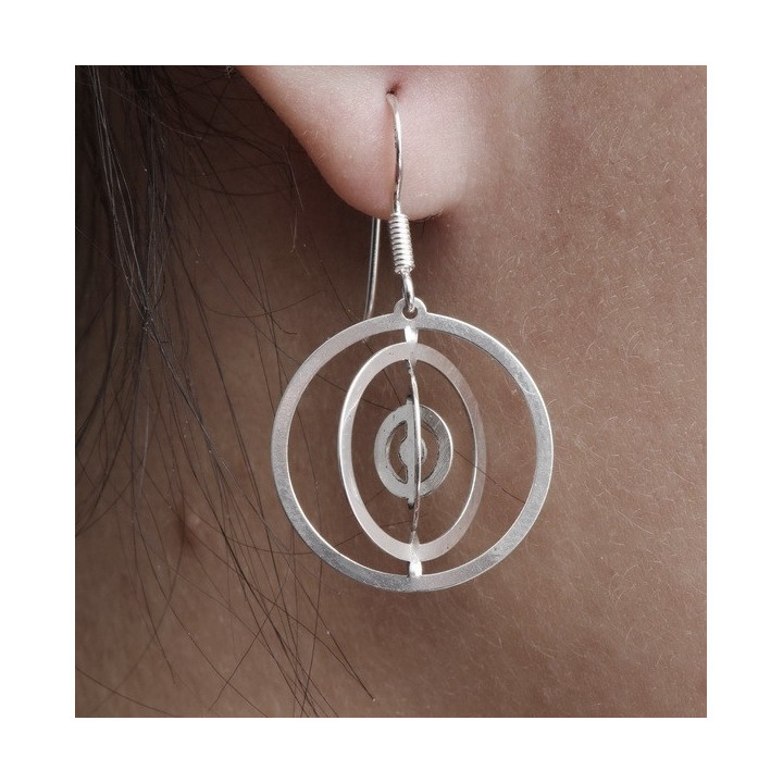 F0053 N Charm Cercuri 3D 22*20mm 0.33mm 1 buc