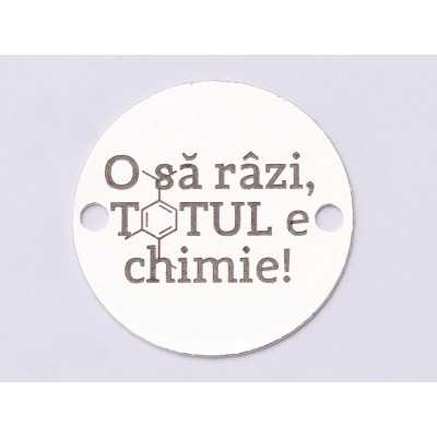 E0795-GS-Link argint 925 Totul e chimie - 1 buc