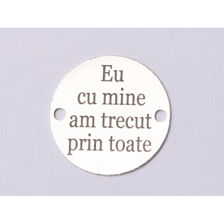 E0832-GS-Link argint 925 Eu cu mine 16.5mm 0.33mm