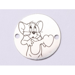 E0835-GS-Link argint 925 Jerry 16.5mm 0.33mm