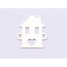 E0873 -N-Link Argint 925 Casuta 14x13mm, 0.40 mm