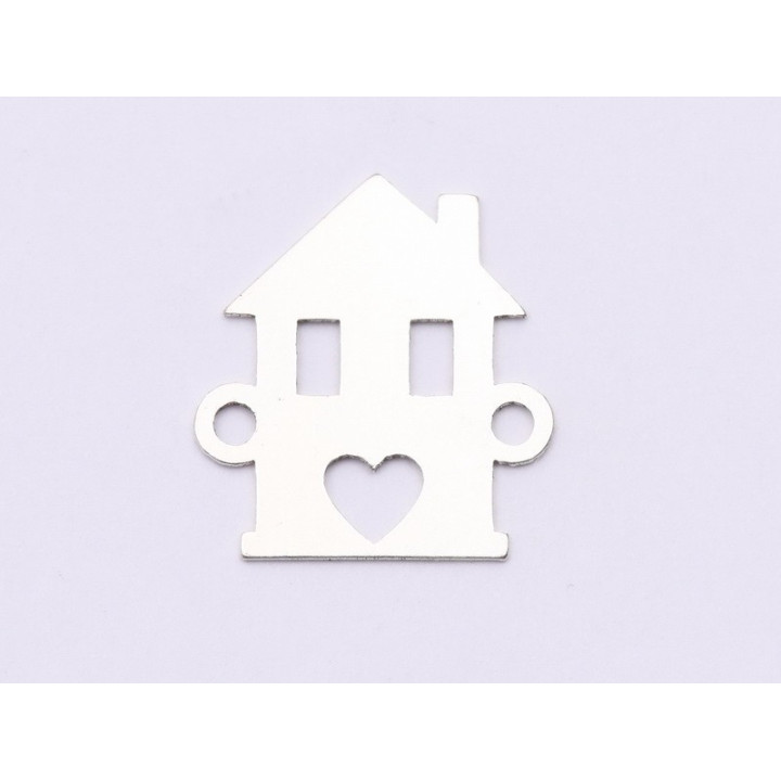 E0873 -N-Link Argint 925 Casuta 14x13mm, 0.40 mm