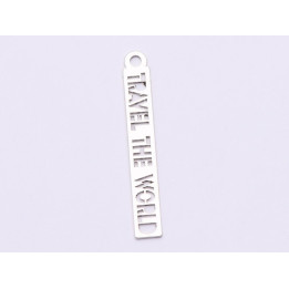 E0878 -N-Pandant Argint 925 Travel the world 30x4mm, 0.50mm