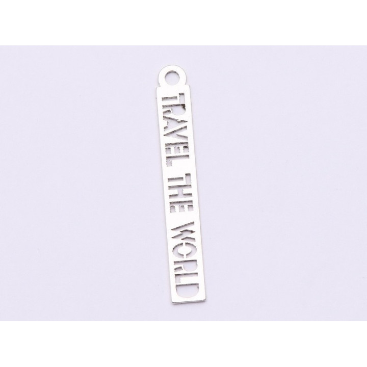 E0878 -N-Pandant Argint 925 Travel the world 30x4mm, 0.50mm