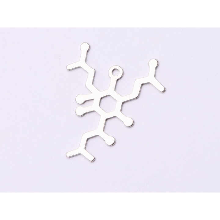 E0925-N-Pandant Formula Chimica Bere 23x19mm 0.60mm