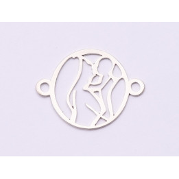 E0934-N-Link Argint 925 Mama&Copil Filigranat 16.5x21.5mm 0.50