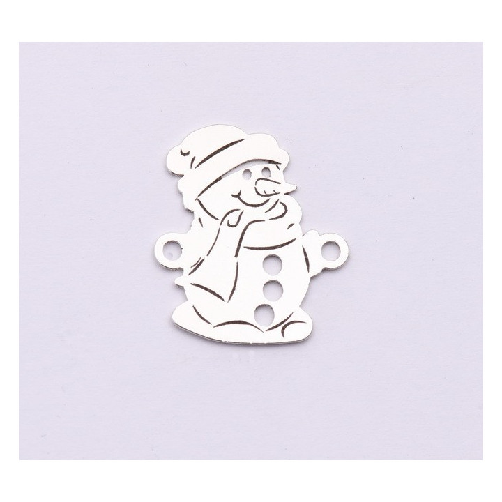 E0940-N-Link argint 925 Om de zapada 17x15mm 0.5mm grosime