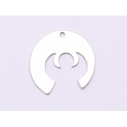 E0948-N-Pandant Argint 925 Angel diametru 16mm 0.50