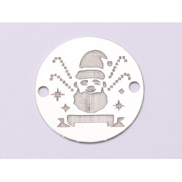 E0966-GS-Link Argint Santa  -  1 buc