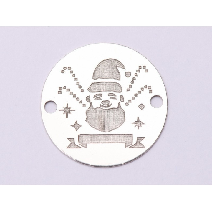 E0966-GS-Link Argint Santa  -  1 buc
