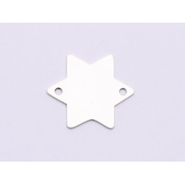 E0968-N-Link argint 925 Stea 12*14 0.4mm-1buc