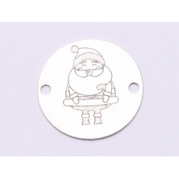 E0981-GS-Link Argint 925 Mos Craciun diametru 16.5mm, 0.33m
