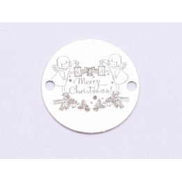 E0983-GS-Link Argint 925 Merry Angels Christmas 16.5mm, 0.33m