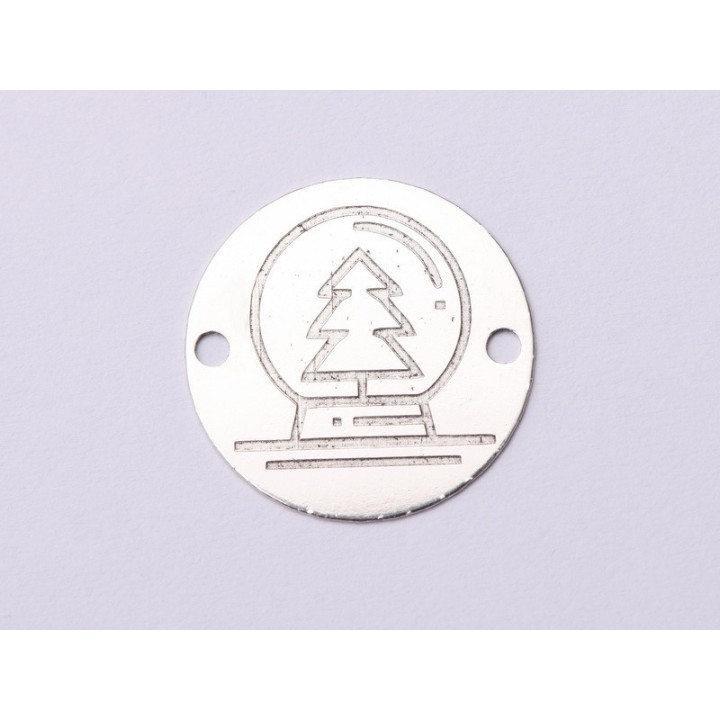 E1037-GS-Link Argint 925 Decoratiune Craciun 16.5mm