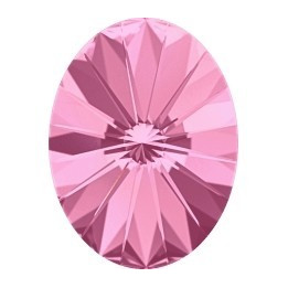 P2724-Swarovski Elements 4122 Rose Foiled 14x10,5mm