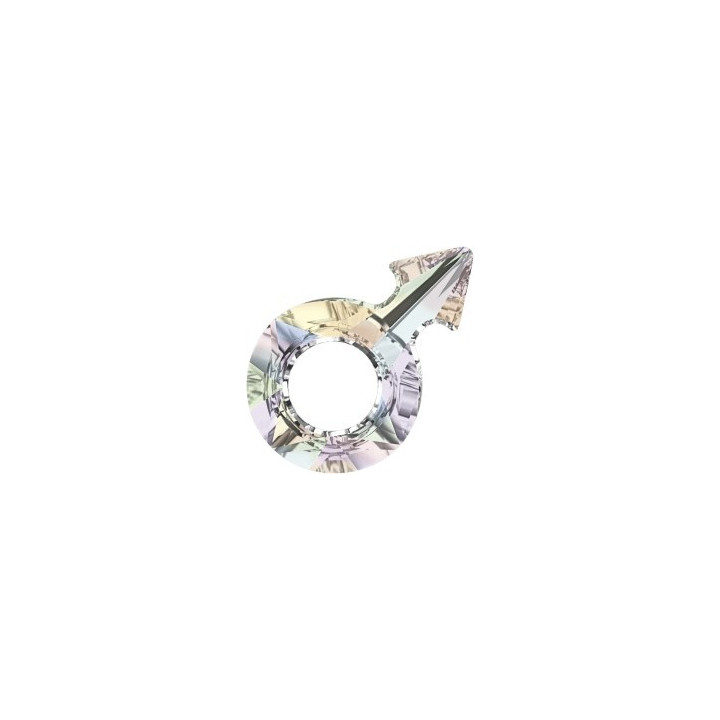 P2811-Swarovski Elements 4878 Aurore Boreale Foiled 30x19mm-1 buc