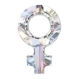 P2821-Swarovski Elements 4876 Aurore Boreale Foiled 30x19mm-1 buc