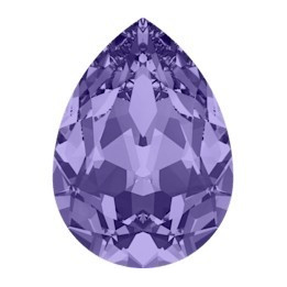 P3420-Swarovski Elements 4320 Tanzanite Foiled 10x7mm 1 buc