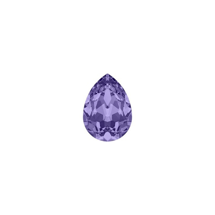 P3420-Swarovski Elements 4320 Tanzanite Foiled 10x7mm 1 buc