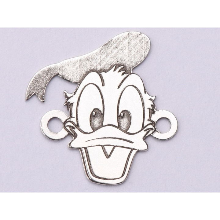 E1094-G-Link Argint 925 Donald Duck -  1 buc