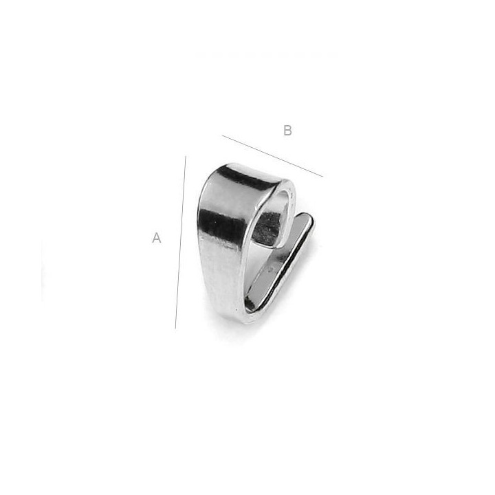 G0401-AG925-Agatatoare pandantiv 7.65x3.8mm - bijuterii personalizate din argint | simoshop