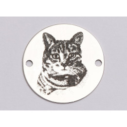E1123-GS-Link Argint 925 cu pisica model 1 -  1buc