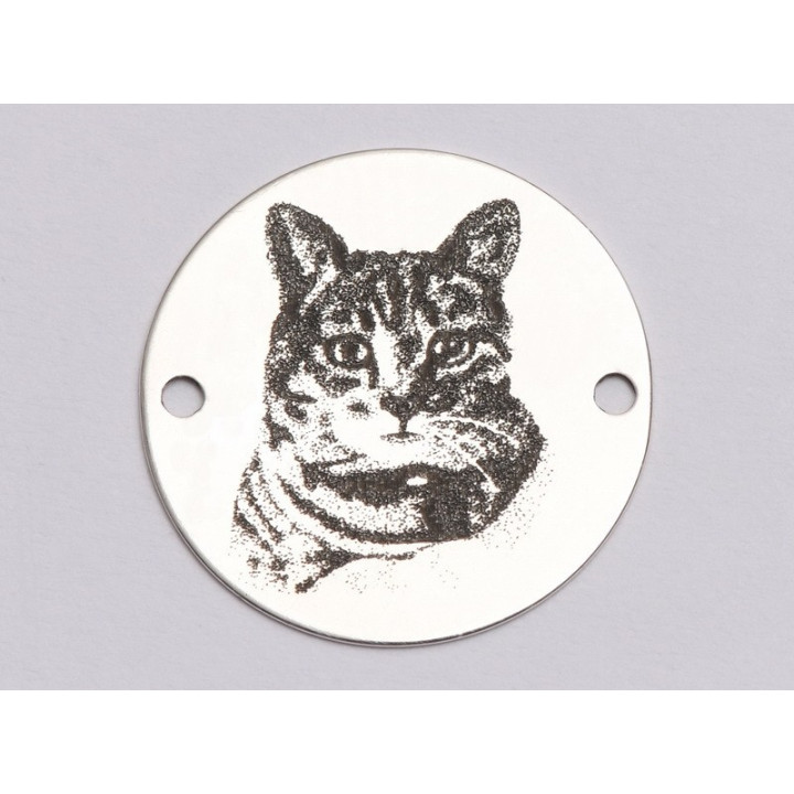 E1123-GS-Link Argint 925 cu pisica model 1 -  1buc