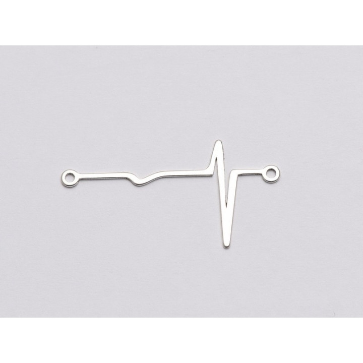 E1131-N-Link puls argint 925 27*14mm 0.5mm grosime 1buc