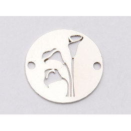 E1150-N-Link Banut Argint 925 model floral 12 - 1 buc