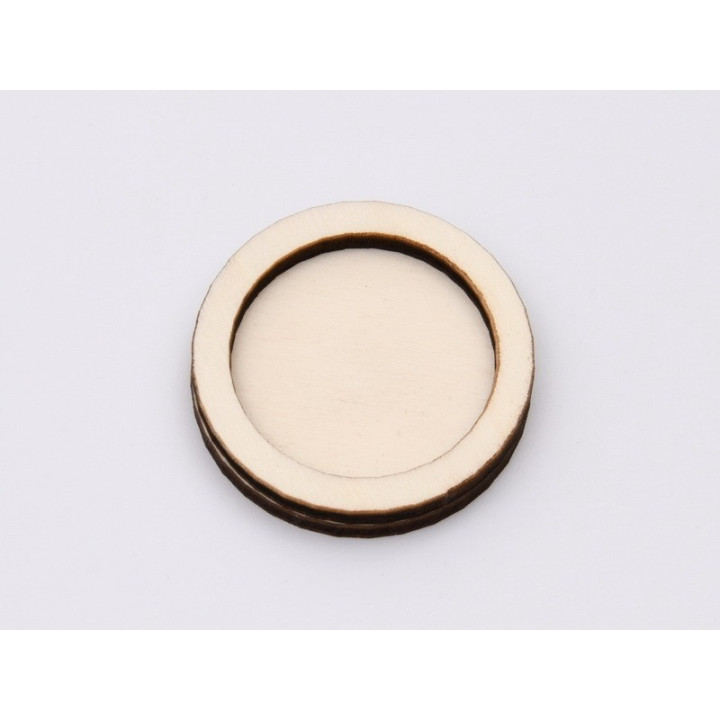 L021-Blank cercuri lemn 4cm- set 2 buc
