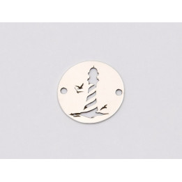 E1156 N Link banut din argint model Far, 12mm 0.33mm