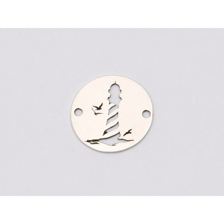 E1156 N Link banut din argint model Far, 12mm 0.33mm