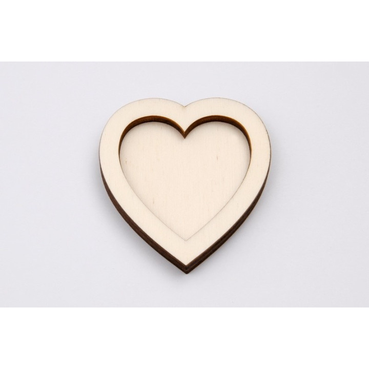 L031-Blank inimi lemn 5cm- set