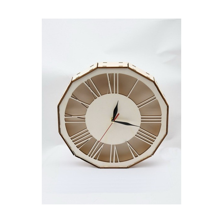 L055-Ceas decorativ din lemn pentru licheni 30x7cm 1 buc