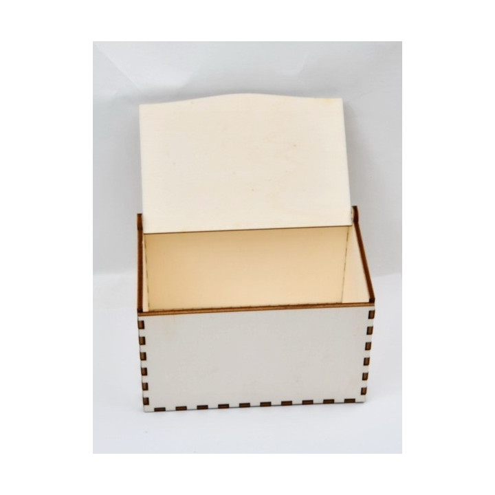 L086- Cutie din lemn simpla, cu capac 17x10.5x10.5cm