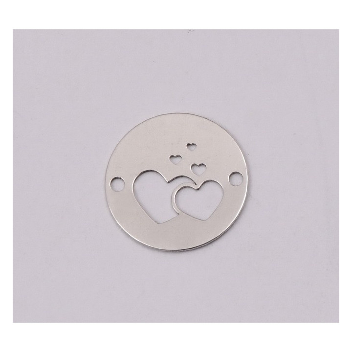 E1169-N-Link din Argint 925 Inimioare