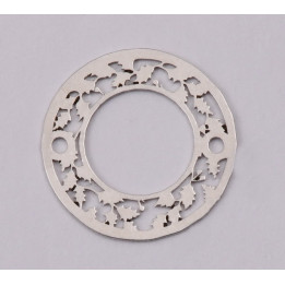 E1171-N-Link din argint model Coronita cu ramuri, 15mm 0.4mm