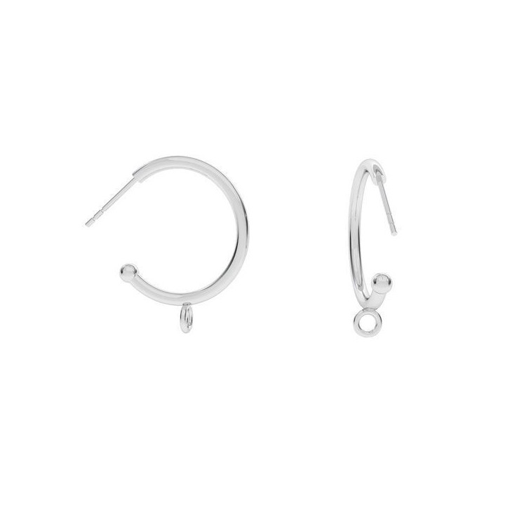 G0602-Veriga argint 925 cu bucla, 25.5x26mm -1 buc