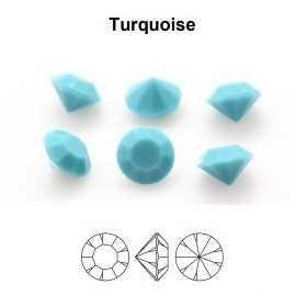 P4011-Cristal Preciosa, MC Chaton Maxima Turquoise SS 29 6mm - 1 buc