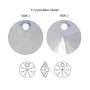 0760-SWAROVSKI ELEMENTS 6428 Crystal Blue Shade 6mm-1 buc - bijuterii personalizate din argint | simoshop