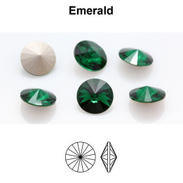 P4195-Cristal Preciosa, MC Rivoli Maxima Emerald SS39 8mm - 1 buc