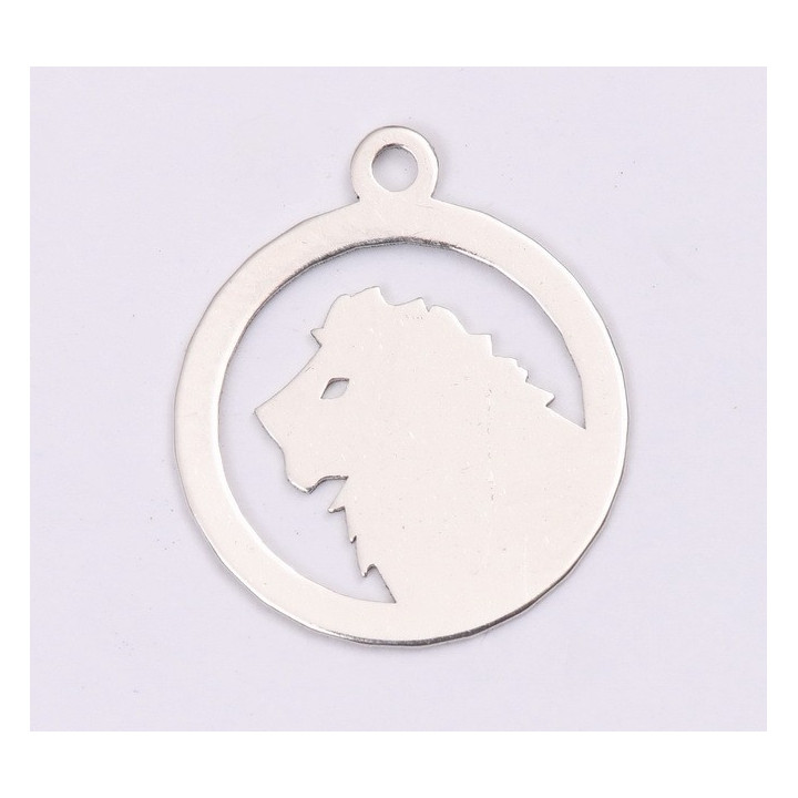 E1196-N-Charm Argint 925 Leu 13x15mm, 0.50mm